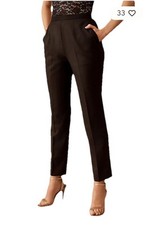 The Tailory New York X BHLDN Westlake Suit Pant Size 10 Black Trousers New J11