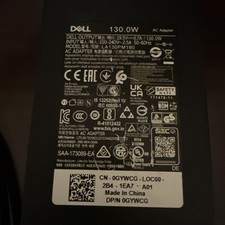 Dell LA130PM190 AC Adapter Power Charger 19.5V 6.7A 130W 7.4mm - LA130PM190 OEM