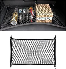 Elastic Cargo Net for SUV, 31.5 23.6 inch Stretchable Mesh Trunk Bed Net with