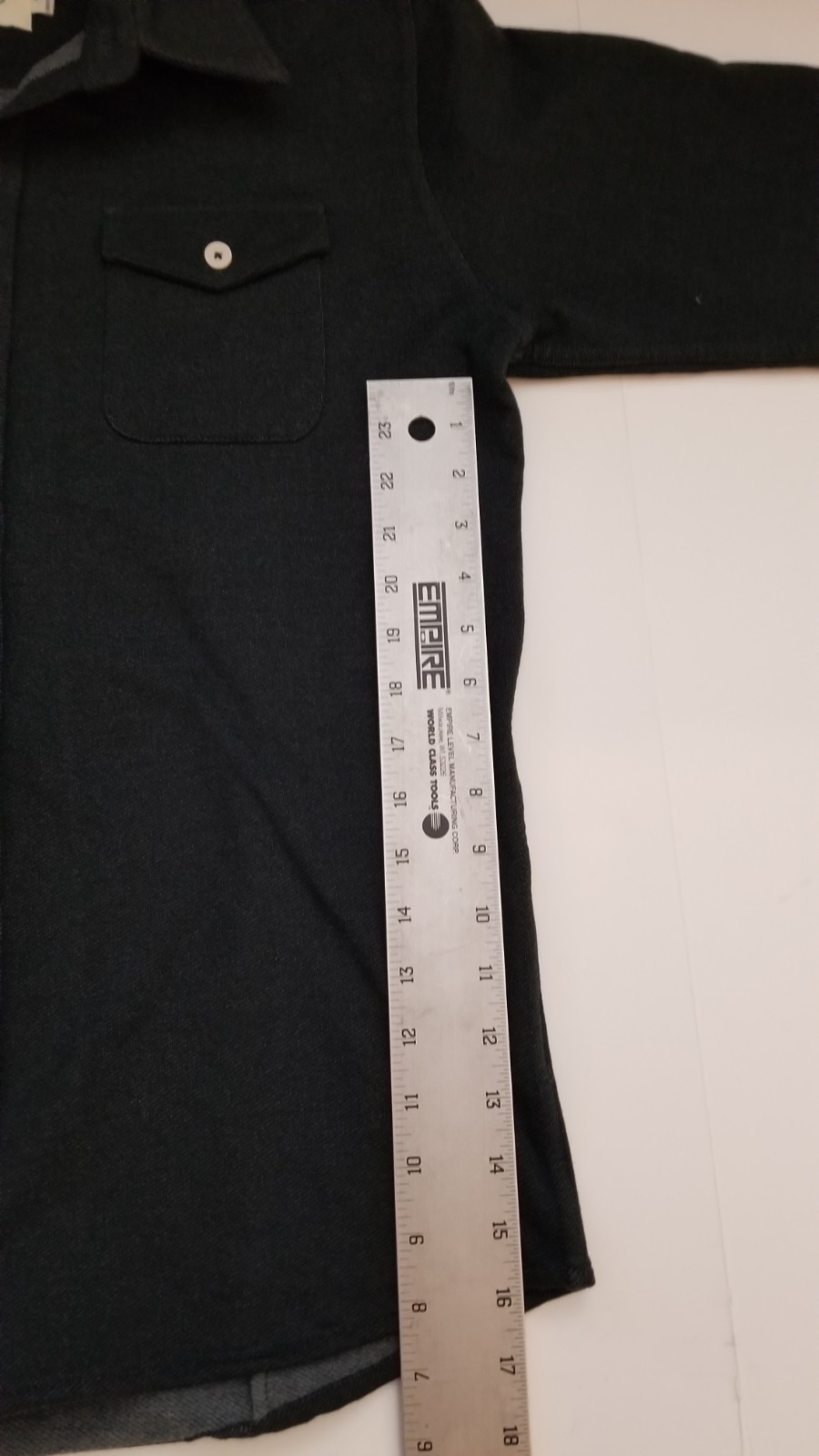 Mens shirt, "Normal Brand" Size Small, Long sleeve. Dark Green. NWOT.