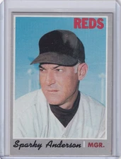 1970 Topps Baseball #181 Sparky Anderson - Cincinnati Reds