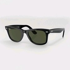 Ray-Ban RB2140 901 50-22 Wayfarer Green Lenses Unisex Classic