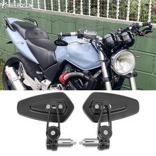 7/8" 22mm Handlbar Bar End Mirrors Rearview For Honda CBF 125 250 500 600 1000