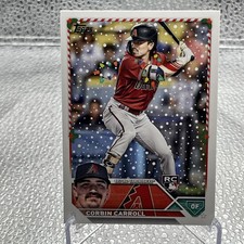 2023 Topps Holiday Variation Corbin Carroll #H113 (RC) Code 515 SP Lights