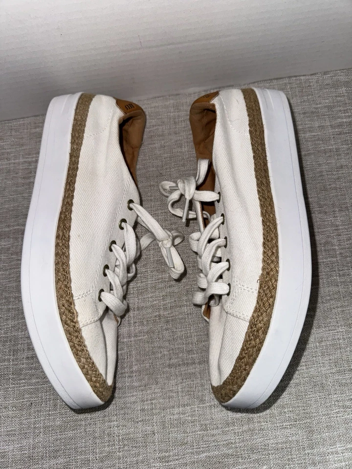 Женские кроссовки Reef Cushion Sunset на белом холсте размер 8,5 товар #28 - Изображение 4 из 4