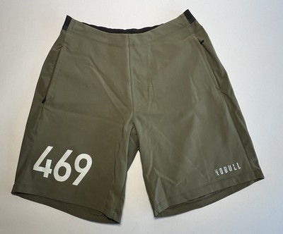 NoBull 2021 Crossfit Games Shorts Mens Medium Olive Green Limited Edition Gym