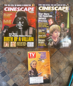 STAR WARS CINESCAPE INSIDER MAGAZINES & TV GUIDE