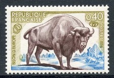 🦬Timbre France N°1795 - Luxe ** - Bison d'Europe - MNH** - 1974🦬