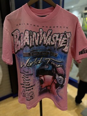Hellstar BrainWashedWithout パーカー Sサイズ Hellstar Brainwashed Without Brain Hoodie Pink - FW23 - US