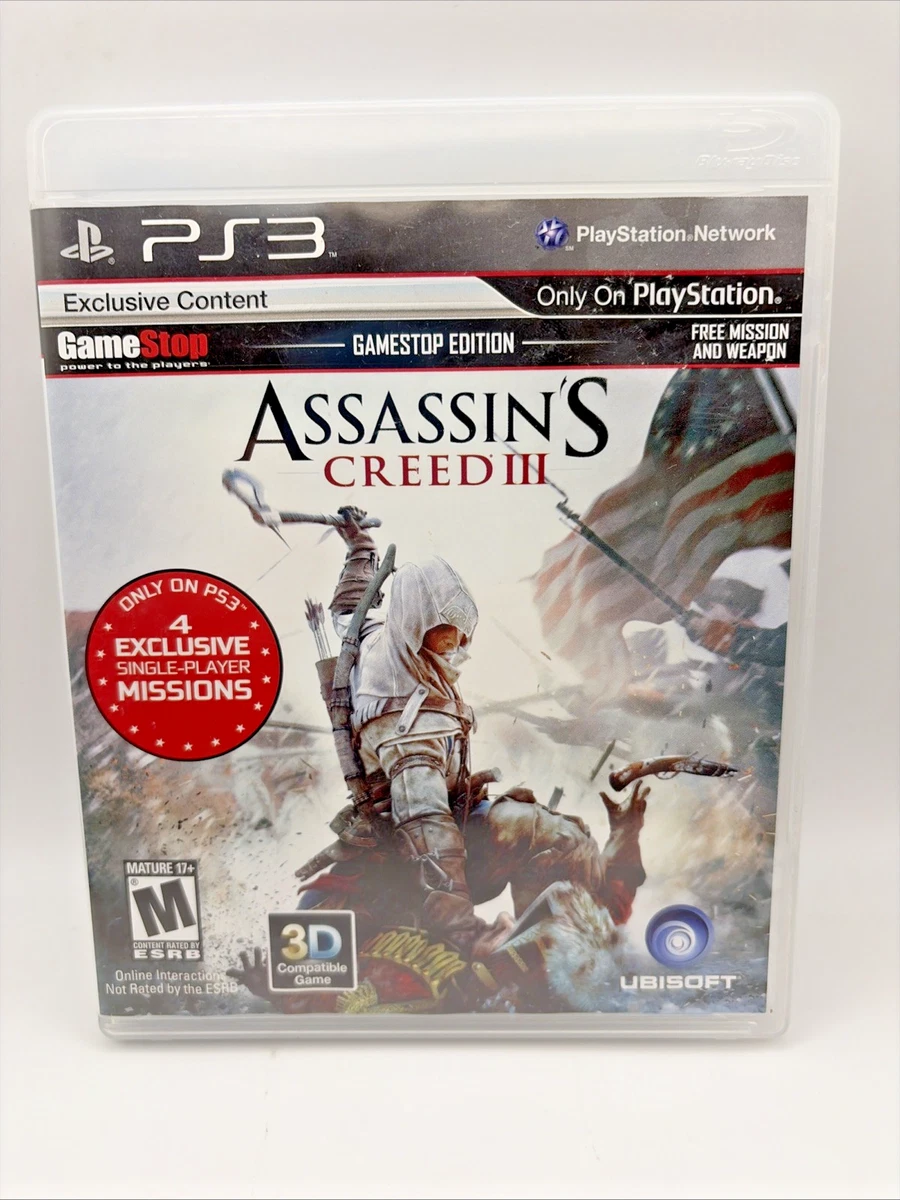 Jeu Assassin's Creed III Édition Spéciale PS3 - Comme Neuf, Version PAL, PEGI 18