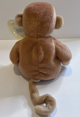 Ty The Beanie Babies Collection 1995 Bongo Monkey Brown Plush Toy VTG - Picture 21 of 24