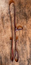 3/8" HANDMADE Latigo Braided BOSAL HANGER By Steve Guitron Of CA