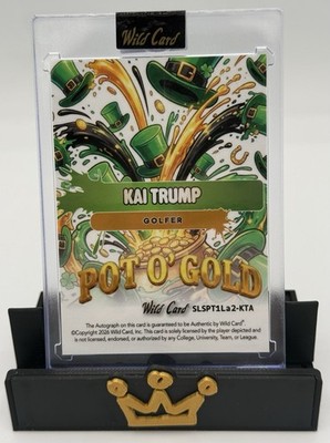 Kai Trump True 1/1 Auto Wild Card Pot O' Gold Golf | eBay