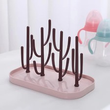 Baby Bottle Drying Rack Tree Countertop Bottle Holder Drain Stand Organizer