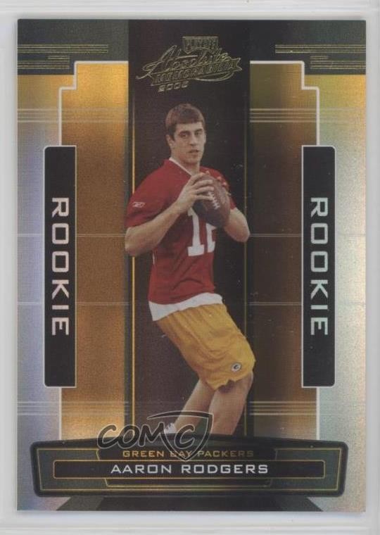 2005 Playoff Absolute Memorabilia Rookie /999 Aaron Rodgers #180 Rookie RC