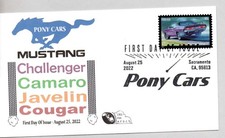 #5718 DODGE CHALLENGER RT PONY CARS STAMP FIRST DAY ISSUE AFDCS AMERICOVER FDC