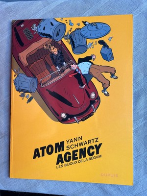Yann Schwartz Atom Agency Tome 1 Drawing Bookseller 900 Ex IN Mint
