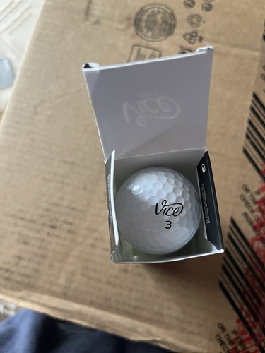 Vice Golf Pro Plus White Golf Balls - 1 Box Of 3 - Picture 3 of 3