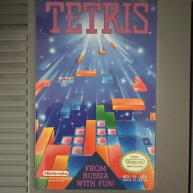 Nintendo Tetris Puzzle NES Juego Cartuchos Lote de 2 NTSC-U/C 1988 con Manual y SLV