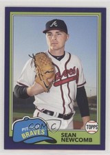 2018 Topps Archives 1981 Design Purple 142/175 Sean Newcomb #278 3u0