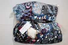 VERA BRADLEY Plush Throw Blanket Fleece 80x50 Enchantment Unicorns Foxes NWT