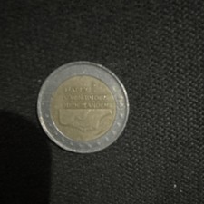 Pièce 2 Euro France commémorative, pile et face en photo