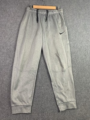 Nike Therma FIT Tapered Training Pants mens Grey Medium 800193-091 Sports