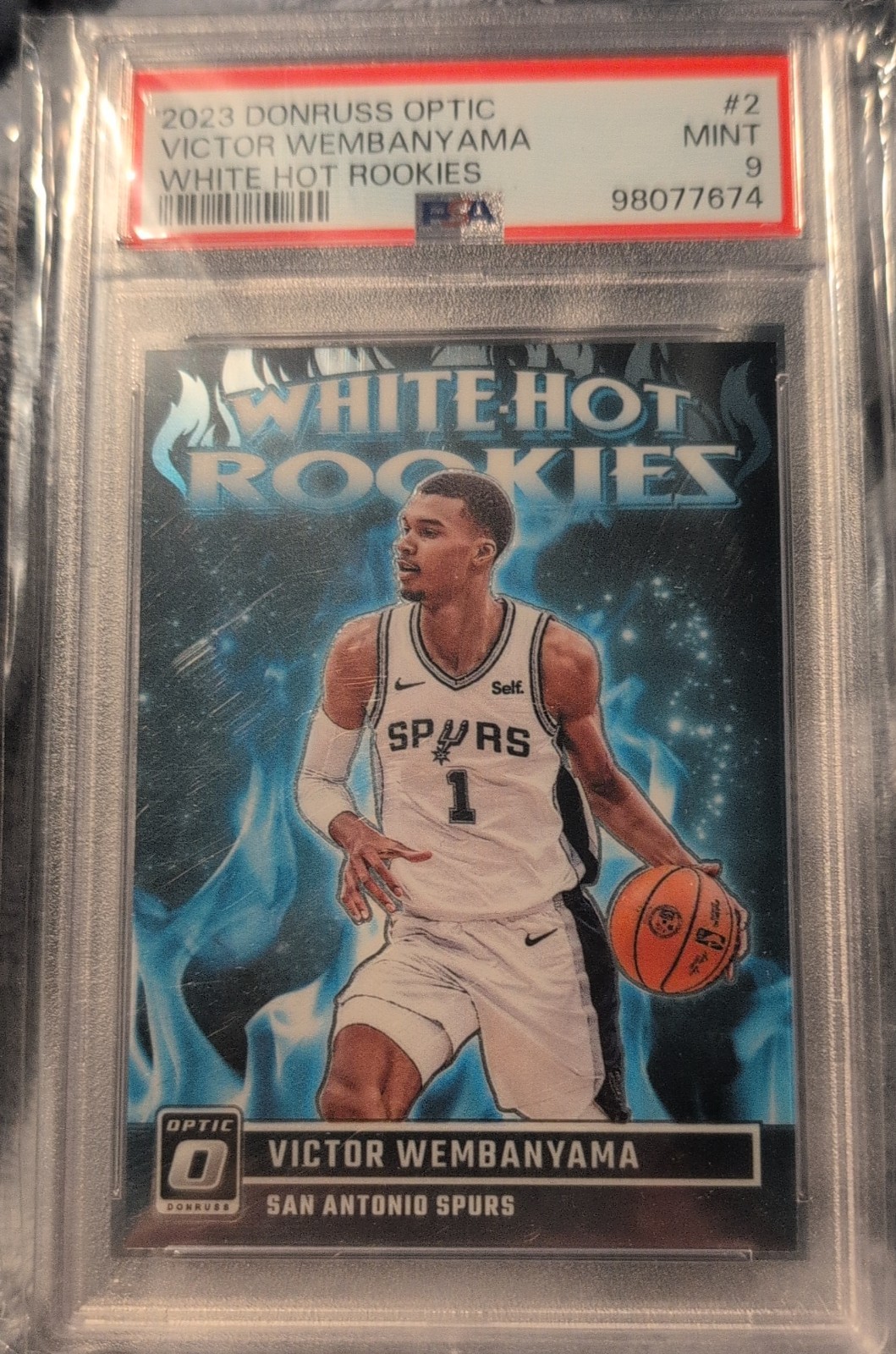 2023-24 Panini Donruss Optic - White Hot Rookies Victor Wembanyama #2 (RC)