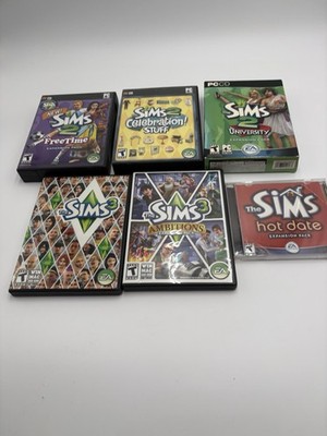 The Sims 2 & 3 PC CD ROM Expansion Pack Stuff Games Bundle - Lot of 6