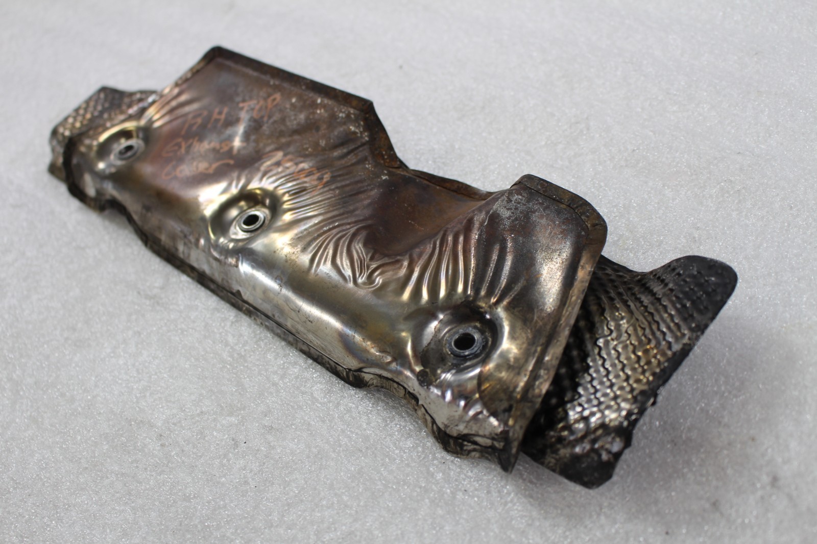 McLaren 720S, RH, Right, Upper Exhaust Manifold Heat Shield, Burn Damage, Used
