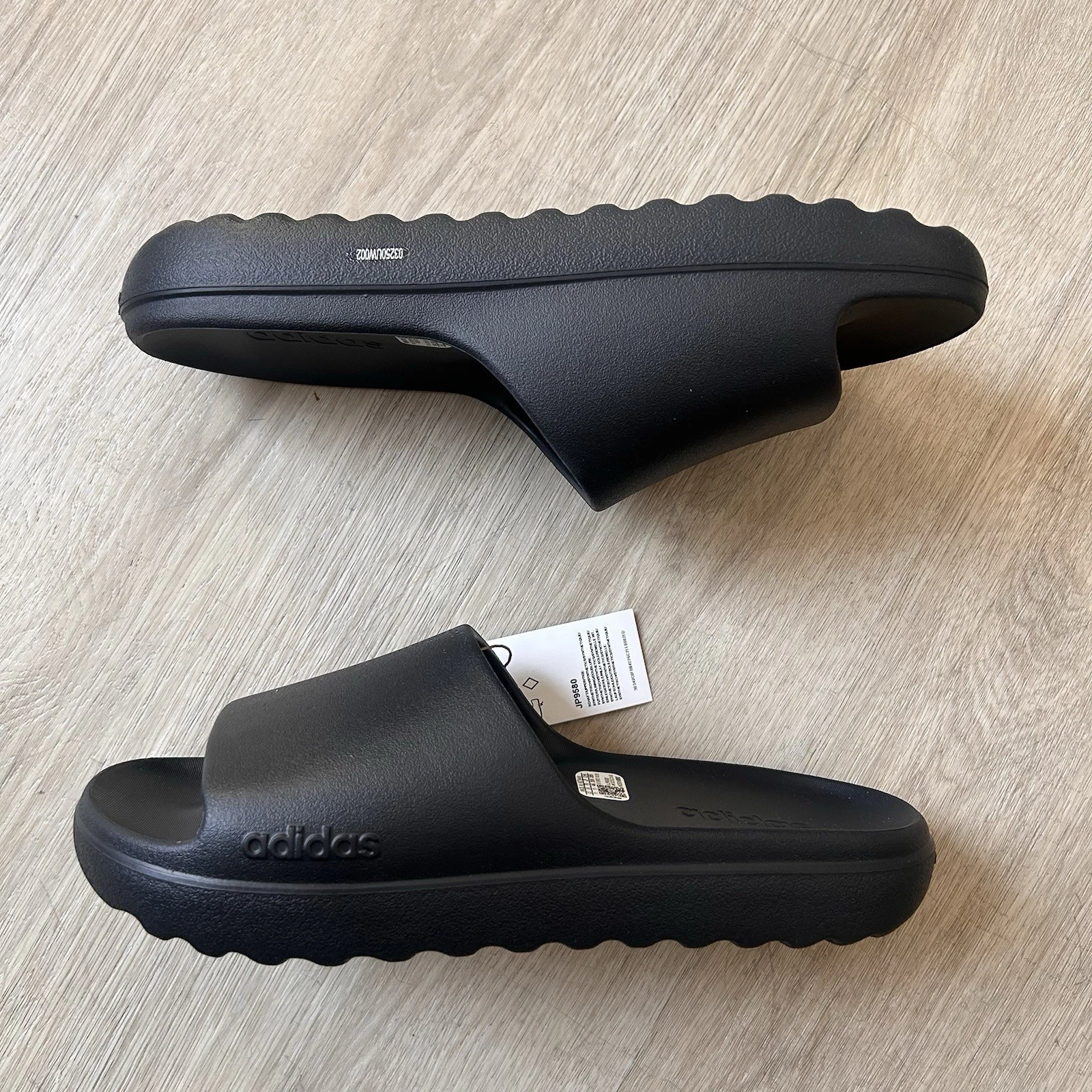 Adidas Lumia Slide 'Triple Black' JP9580 Taglia 11 Nuove