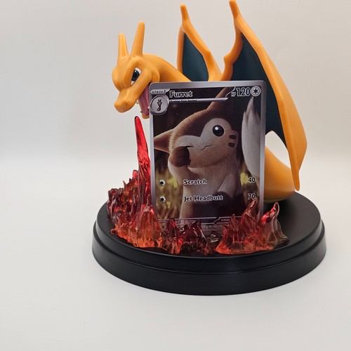 Pokemon Charizard Figure Card Holder Display Stand TCG