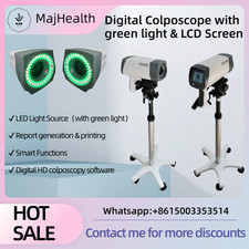 Colposcopio digitale ginecologico con luce verde LED e schermo LCD integrato