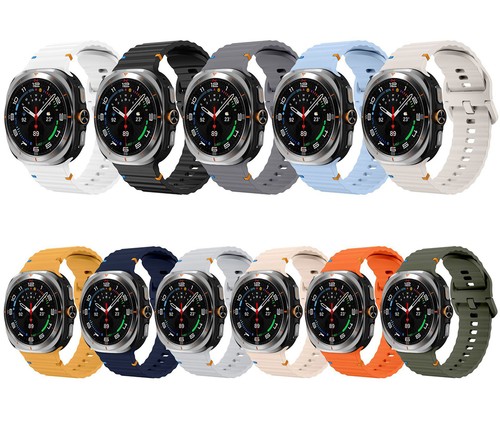 Soft Silicone Watch Band Sport Strap For Samsung Galaxy Watch8 Classic - 第 1/73 張圖片