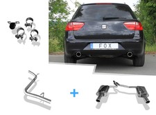 Edelstahl Duplex Racing-Komplettanlage Seat Exeo 1.8 Limo ST je 90mm rund Edelstahl Duplex Racing-Komplettanlage Seat Exeo 1.8 Limo ST je 90mm rund