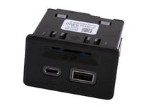 84466390 Black Multimedia Receptacle