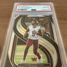 2024 Panini Select Jayden Daniels Silver Prizm #112 Premier Level Rookie RC🔥