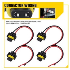 4x Universal 9005 9006 Headlight Fog Lights Connector Wiring Harness Socket Epy 4x Universal 9005 9006 Headlight Fog Lights Connector Wiring Harness Socket Epy