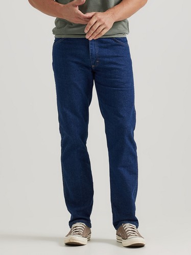 2PCS Wrangler Men's Five Star Premium Midweight Stretch Jean- Dark Wash