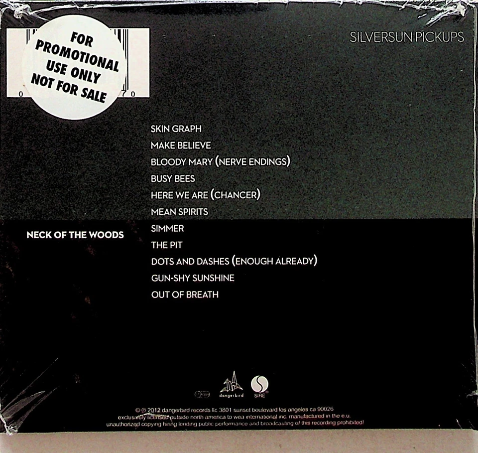 Silversun Pickups – Neck Of The Woods CD (NEW 2012 Digipak)  - Image 2 of 2
