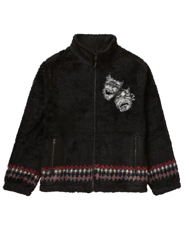 Chaqueta polar Supreme Drama Mask talla L negra Foto 2 de 4