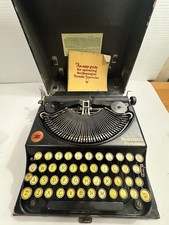 Antique Vintage 1920s Remington Portable Typewriter W/ Original Case! thumbnail