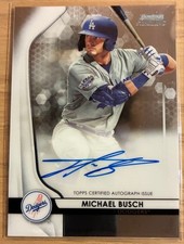 MICHAEL BUSCH TOPPS BOWMAN STERLING Cubs