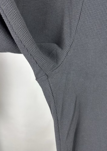 ANTHROPOLOGIE Saturday Sunday Sweat Pants XS Black Waffle Knit Flare Leg Raw Hem - Picture 4 of 13
