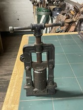 Antique Gutty Golf Ball Cast Iron Press With Mould V2 Model British Made C1900s