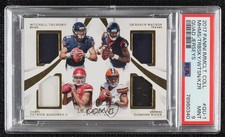2017 Immaculate Quad Jerseys 34/49 Deshaun Watson Deshone Kizer PSA 9 MINT 1lc0
