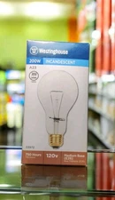 Westinghouse 200 W A23 A-Shape Incandescent Light Bulb Medium Base (E26) White