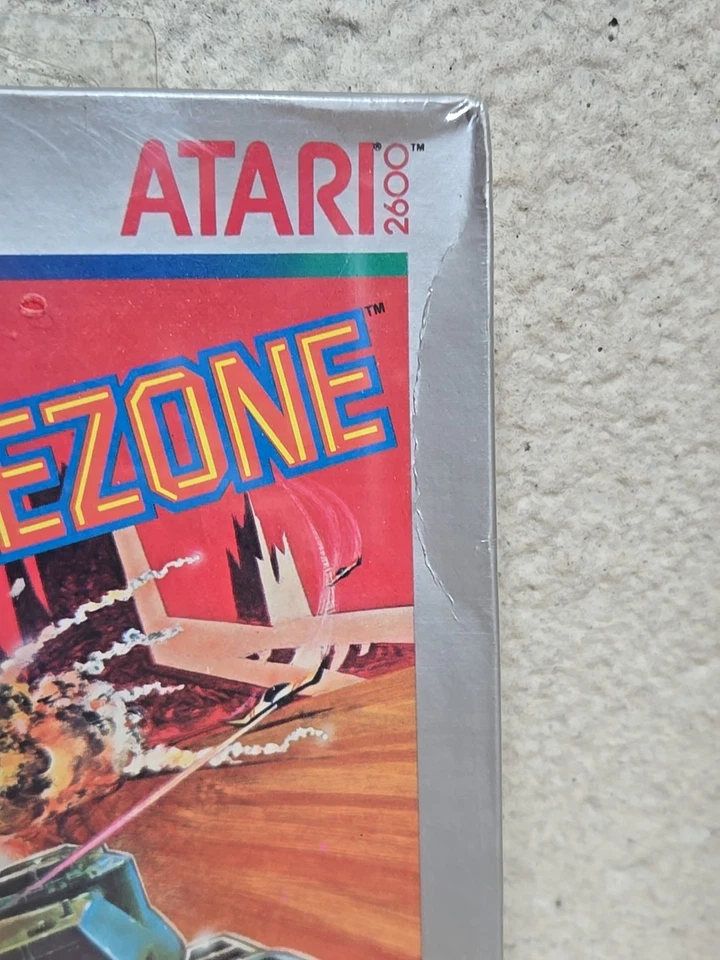 Vintage Battlezone (Atari 2600) NEW Sealed In Box 1987 Video Game CIB (Damage) - Image 2 of 4