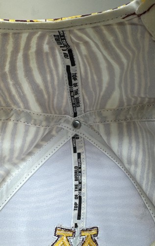 Mütze Kappe Minnesota Golden Gophers Druckknopflasche Zubaz Weltoberteil NCAA Football - Bild 9 von 10