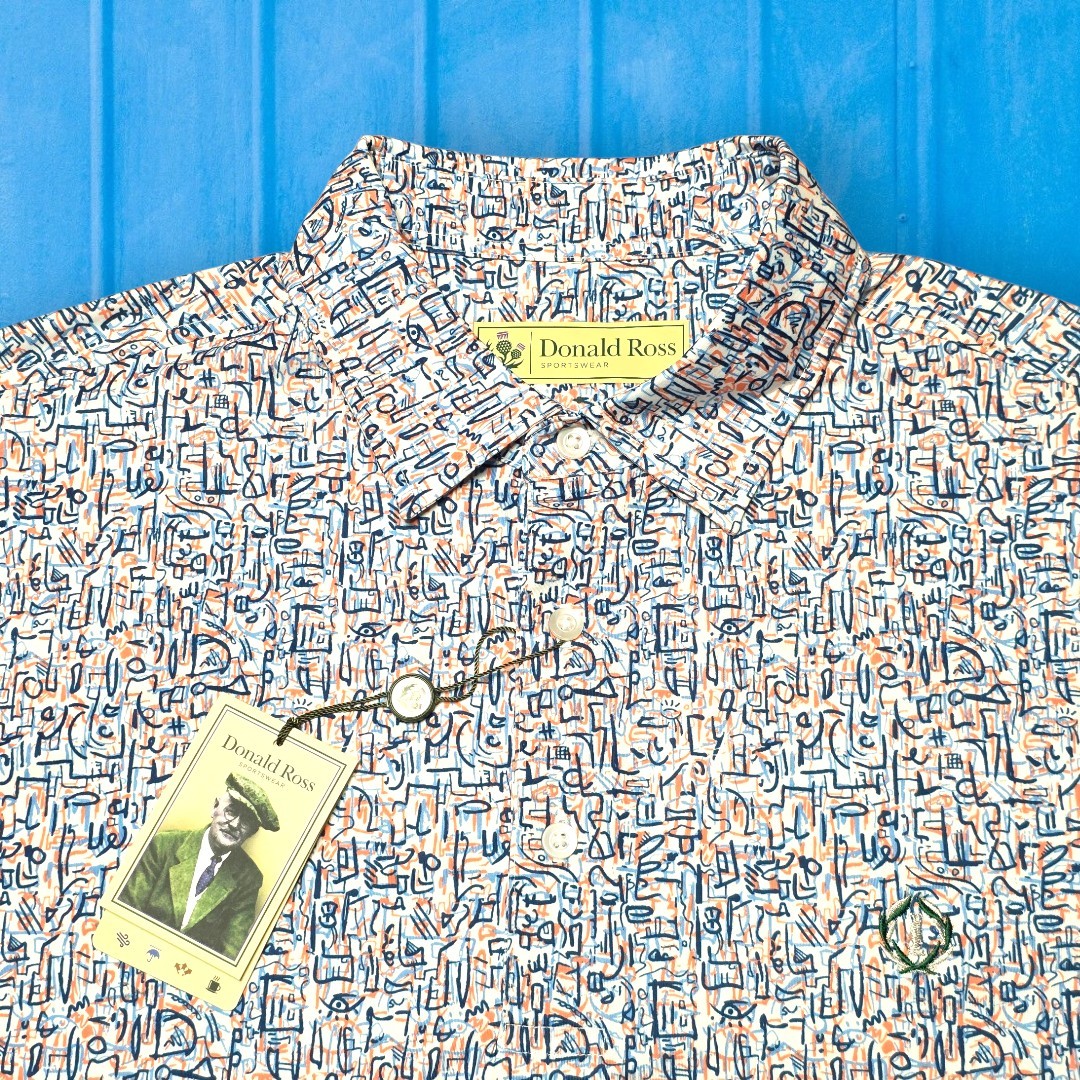 NWT Muirfield Village Golf Club Donald Ross Polo Shirt Mens Small